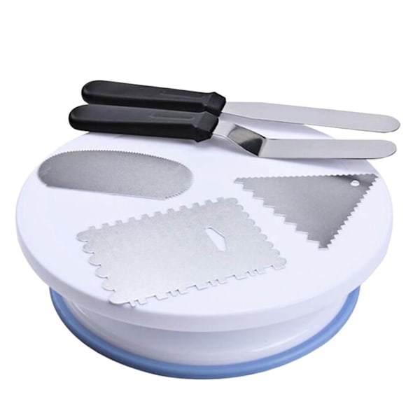 Elegant Tårtdekorationskit, Halkfri Stabil Design Säkerställer Exakt Dekorering, Non-Stick Yta för Enkel Rengöring (6 delar)
