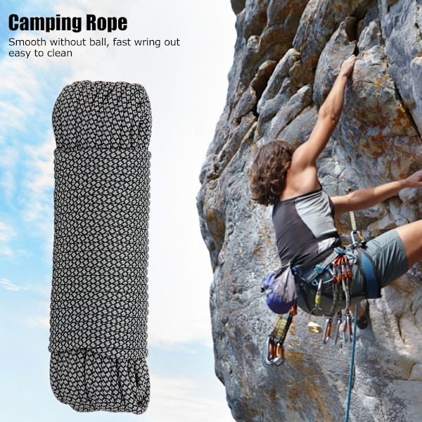 Nylon Utility Cord, Slitstark Lanyard, Mångsidig För Camping, Vandring Och Beredskap, 20M Av Orubblig Pålitlighet