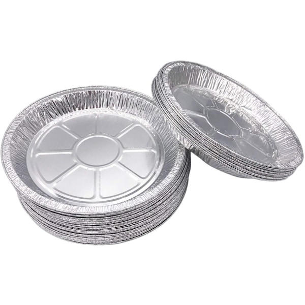 Innovativ Bake And Take Engångs Pajform, Extra Djup Design För Stora Pajer, Aluminiumfolie Idealisk För Högtidssammankomster Och Bondens Marknader (Förpackning