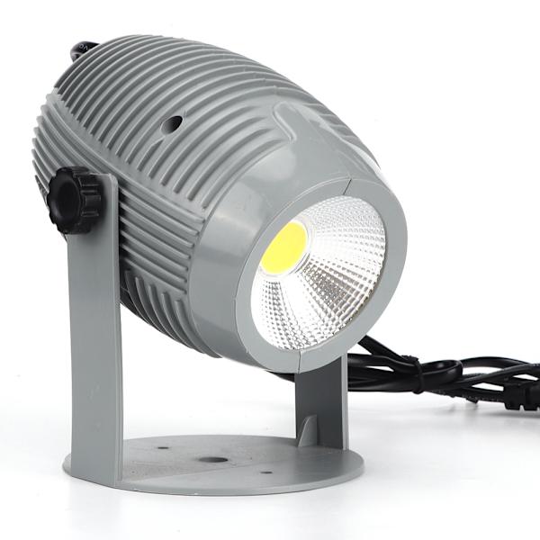 7W LED-lavaspotti säädettävällä kulmalla juhliin ja häihin, EU-pistoke