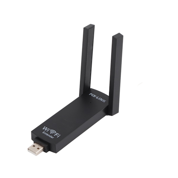 Bärbar 300M Dual Antenn USB WiFi Signal Range Extender Trådlös Router Repeater AP Förstärkare
