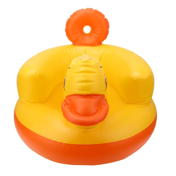 Ergonomiskt Designad Uppblåsbar Babygolvsits, Texturerad Bas Säkerställer Säkerhet Och Komfort För Din Aktiva Småbarn (Gul)