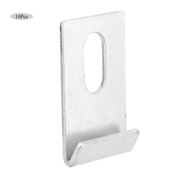 10 st växthusbasclips silver metallfästen fästkit verktyg