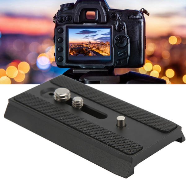 Snabbkopplingsplatta Kamerastativ Monteringsplatta för Manfrotto 501HDV 503HDV 701HDV MH055M0‑Q5
