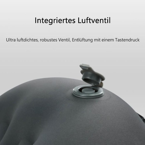 Kompakt & Portabel Uppblåsbar Campingkudde, Ergonomisk Portabel Utrustning för Backpacking och Vandring, Hållbar & Bekväm, Vattenresistent, Idealisk för