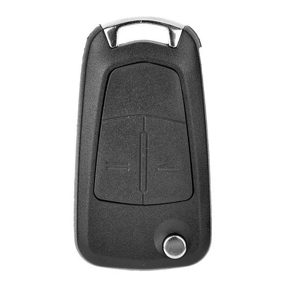 Auto Sammenklappelig Nøglehus 2 Knapper Tilbehør Passer til Vauxhall / Opel Astra H