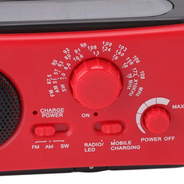 Hätätilanteen sääradio monitoiminen AM FM SW kannettava virta