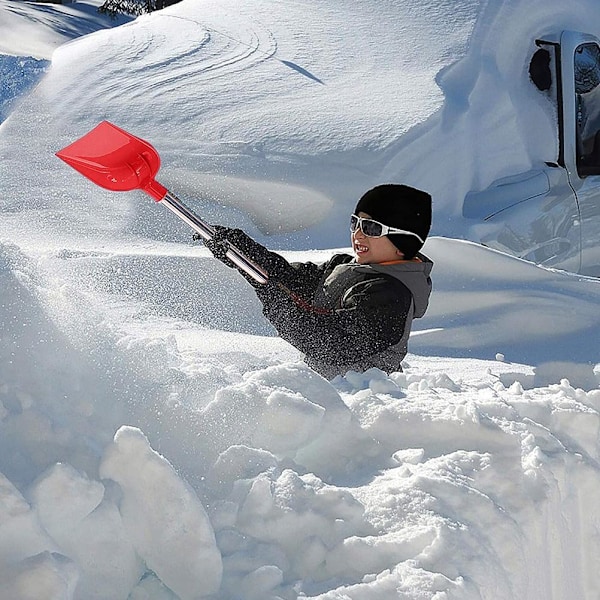 Comfort D Grip Snöskyffel, Hållbar Snöskyffel För Utomhusbruk Strand Snö, Högkvalitativ Plast Perfekt Present För Barns Vinterleksaker Utomhus