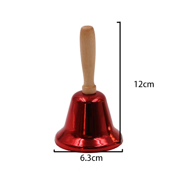Superhög ljudlig solid handklocka