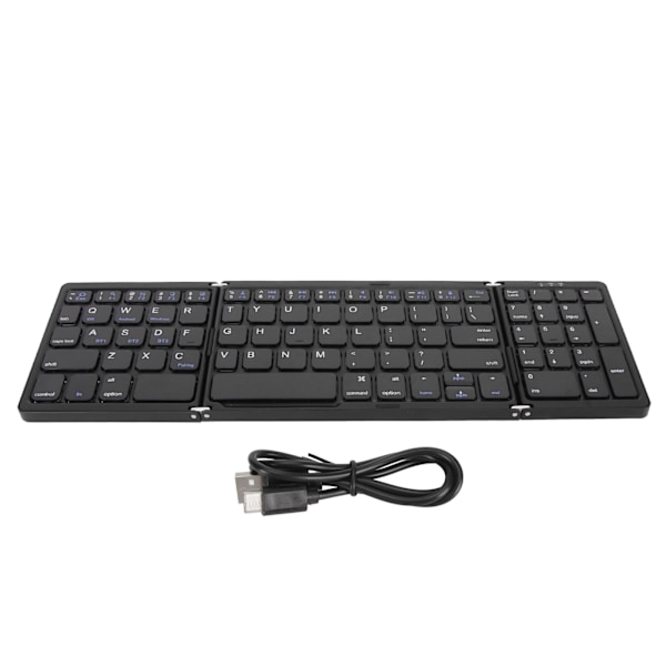 Bluetooth Keyboard Triple Fold Multiple Device Connection Wireless Keyboard for Laptop Tablet Phone