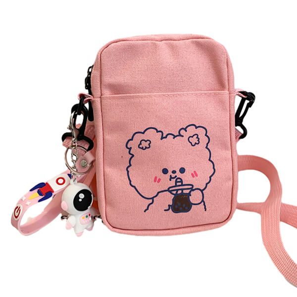 Liten crossbody-väska söt resemobiltelefonväska Kawaii crossbody-väska handväskor för kvinnor