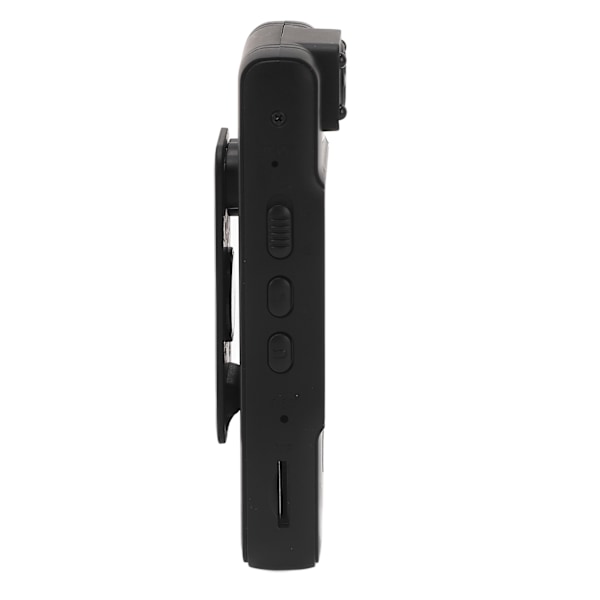 Mini Body Camera 1080P Infrarød Nattesyn Bevægelsesdetektering 180 Graders Rotationslinse 1,54 tommer Display Body Worn Camera