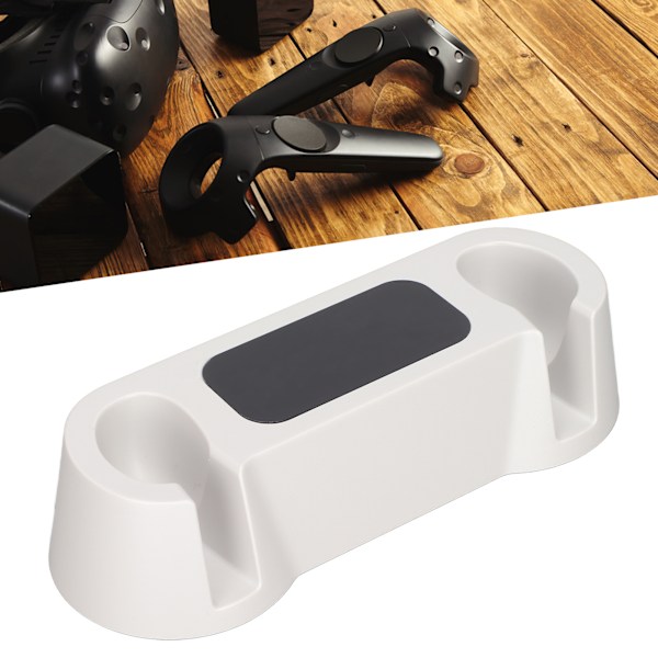 Dobbel Ladestasjon Rask Lading Berøringskontroll Ladestasjon med 2 Oppladbare Batterier for Oculus Quest 2