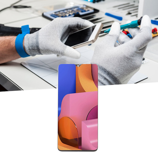 6,5-tums LCD-skärm Digitizer Touch Digitizer LCD-ersättning för Samsung Galaxy A207 A2070 SM A207F