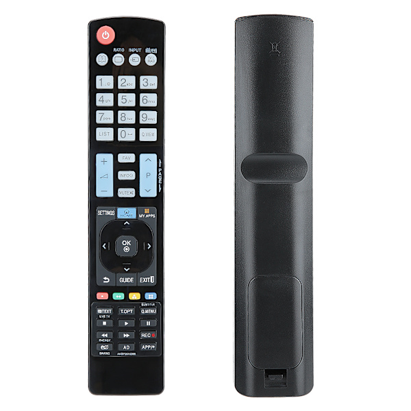 Svart slitstark ABS-fjärrkontroll för LG LCD TV AKB73615306 / AKB72615379 / AKB72914202