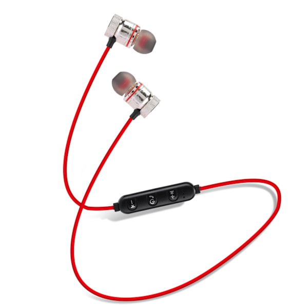 Langaton Bluetooth-urheilukuuloke InEar-kohinanvaimennuskuuloke (punainen)