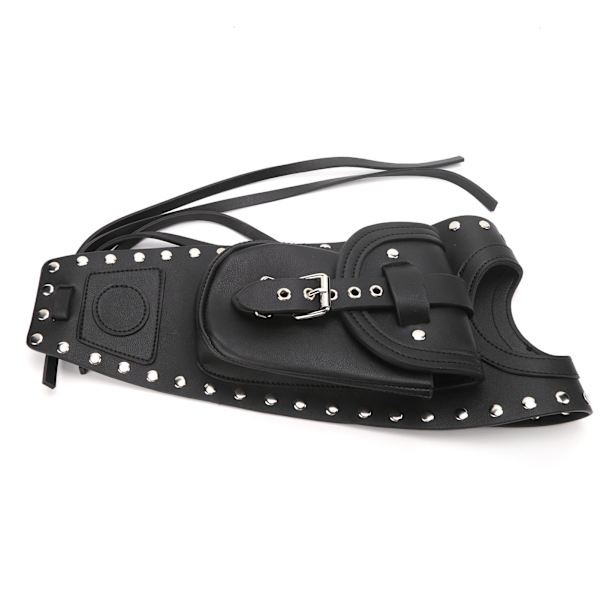 Motorcykel Bränsletankväska Gas Tank Pad Cover Svart Konstläder Passar för XLX1000 XL1200X XLH883