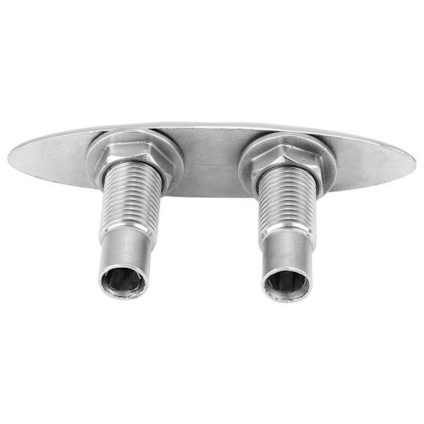 6\" Båt Fartyg Förtöjnings Dock Prydlig Klamp 316 Rostfritt Stål Dubbel Däck Tryck Drag Kabel   Bult