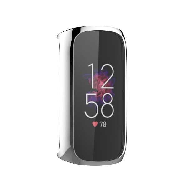 Bumper Shell Case Kompatibel med Fitbit Luxe TPU Full Screen Protector Soft Cover