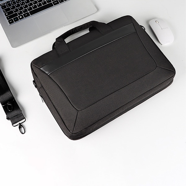 14.1-15.4 Tums Laptopväska, Vattentät Design & Premiummaterial för Affärsresor - Svart