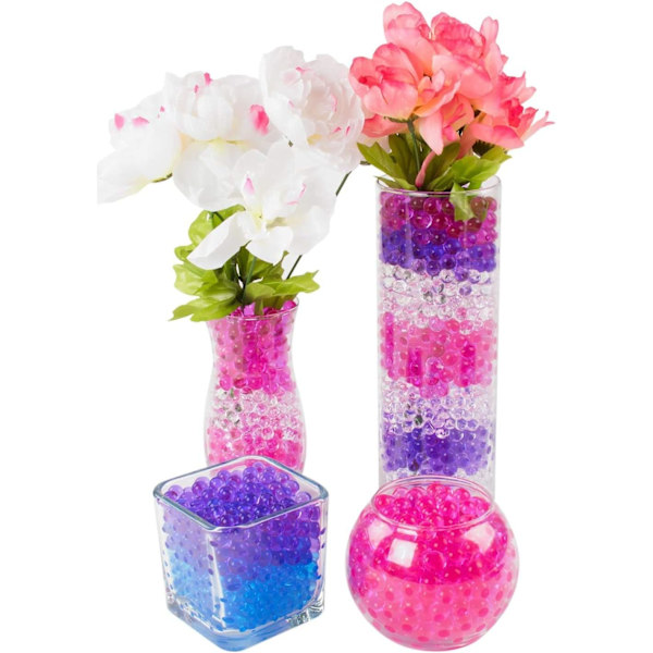 Vannperler, 10 000 stk Vasefyller Perler Edelstener Vann