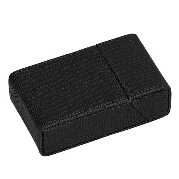 Cigarettboxhållare Ödla Designad PU Läder Cigarettbox Förvaringsfodral för Kvinnor Män