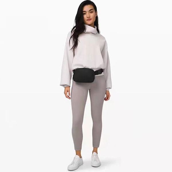 Ulkoilun urheilukuntoilun crossbody-vyölaukku - Musta