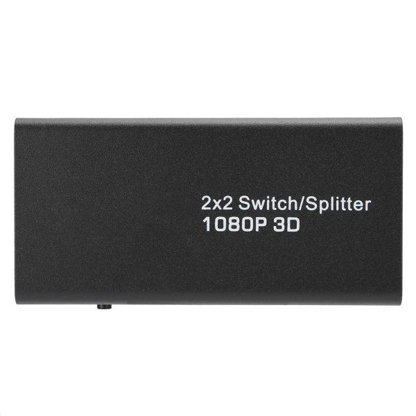 2 x 2 HDMI-fordeler understøtter 1080P computerspilmaskine til at vise billedoutput 100-240V