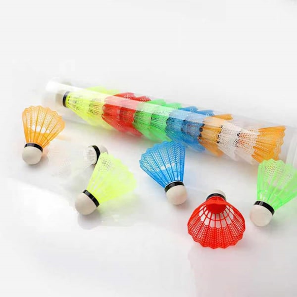 Skumbollshuvud Badmintonbollar, Färgglada Plastbadmintonbollar För Förbättrad Visuell Attraktion, Kompakt Storlek Design Lätt Att Bära, Mångsidig Användning Idealisk