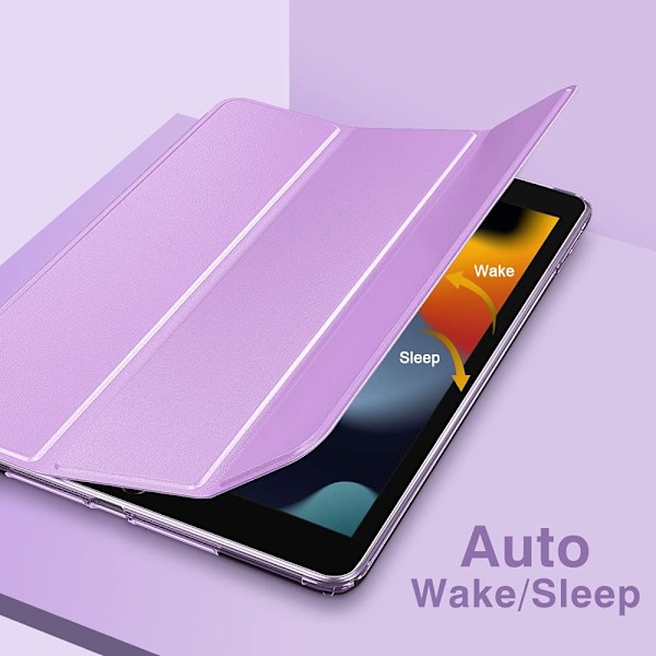 Smart Cover för din 10,2-tums iPad, erbjuder ultratunn design och full tillgång till funktioner, kompatibel med 9:e generationen 2021, 8:e generationen 2020,