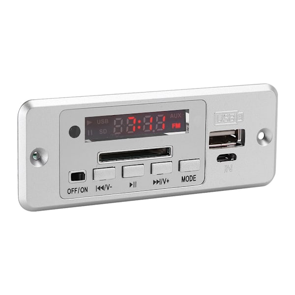 5V MP3 Audio Dekoder Modul USB FM Radio MP3 Dekodningstavle Musikafspiller med Effektforstærker
