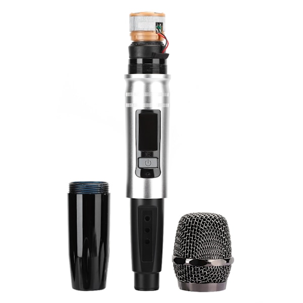 K8 Trådlös Mikrofon Karaoke Vardagsrum TV Mobiltelefon Metallmikrofon Bluetooth Optisk Fiber Ljudkort 110-240VAU-kontakt
