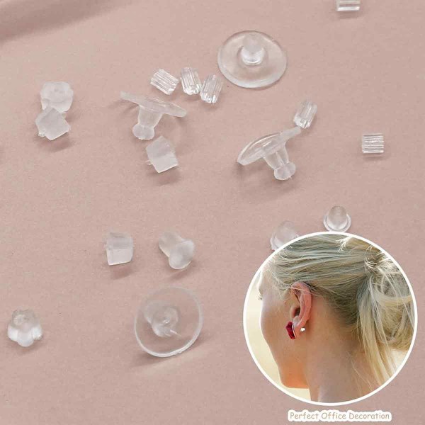 Silikonfärgkoppar, Snygg Design Vattentät med Bred Kant, Högkvalitativt Material för Professionella Tatuerare, 600 Stycken Klar Silikonuppsättning