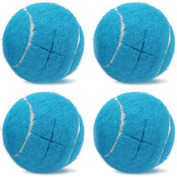 4 kpl esileikattua tennispalloa huonekalujen jalkoihin ja lattian suojaamiseen