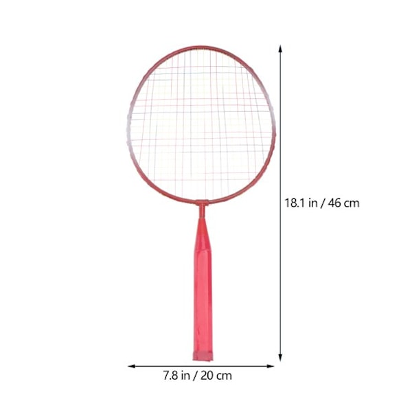 Badmintonracketar för inomhus- och utomhussporter, aluminiumram och stålracketar för A-klassfåglar och lättkontrollerat spel