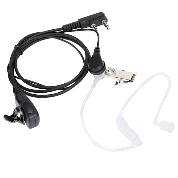 2-polet akustisk rør headset walkie talkie ørestykke til Retevis Kenwood Baofeng tovejsradio