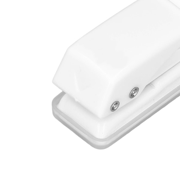 Hålstans vit mini handhållen manuell enhålsstans för skrapböcker papper kort hantverk kontorsmaterial vit
