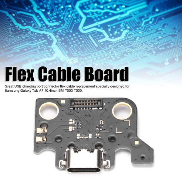 USB-latausportin liitin PCB-kortti Dock Flex -kaapeli Samsung Galaxy Tab A7 10.4 tuumaa SMT500 T505