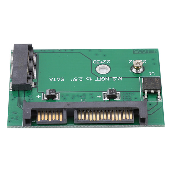 Høj kvalitet 2,5 tommer SATA3 NGFF til 2,5 tommer SATA Riser-kort M2 NGFF-adapter