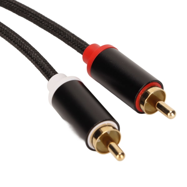 XLR Han til 2 RCA Kabel HiFi Klar Signal Tabfrit XLR Y Splitter Ledning til Mixer Aktiv Højttaler Mikrofon 1m / 3.3ft