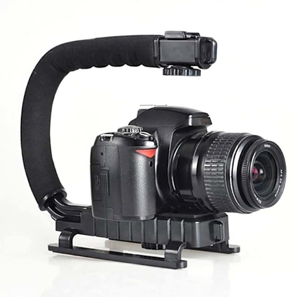 DV Handheld C-formad videostabilisator blixtstativ stabilisator