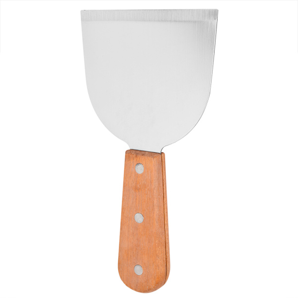 Grillskrape i rustfritt stål for grill, grill, kjøkken, matlaging, biff, stekt spade, pannekakespade