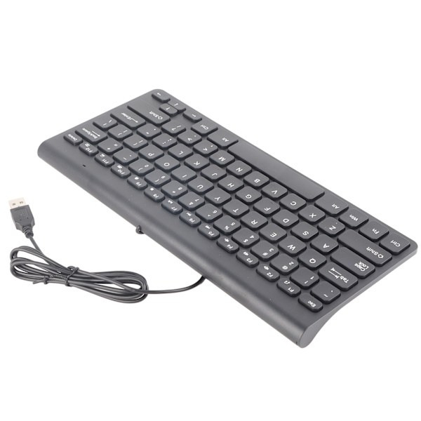 Ultratunn USB-kabelansluten tangentbord optisk mus-set-kombination för PC-bärbar dator