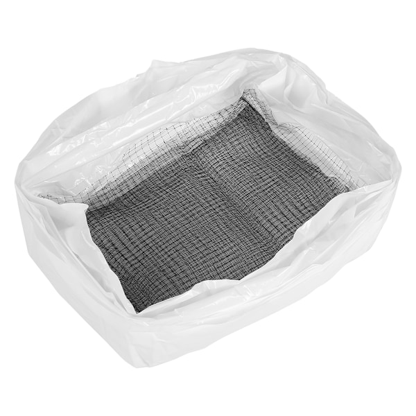 Återanvändbara Kattsandslådefoder, Starka och Hållbara, Miljövänlig PE Nylon Skyddar Kattsandlådegolv, Kattsandslådefoder, 10 st/set