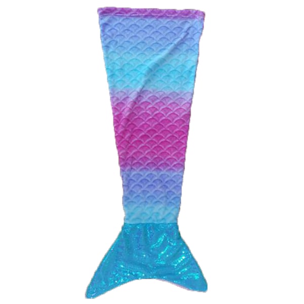 softan Sjöjungfrufilt för Barn, Varm Mjuk Fluffig Flanell Fleece Filt, Sovfilt för Alla Årstider, Flickor, 43×99cm