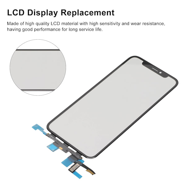 Mobiltelefon Skjerm Hovedskjerm Reparasjonsdeler LCD Touch Screen for IPhone XS