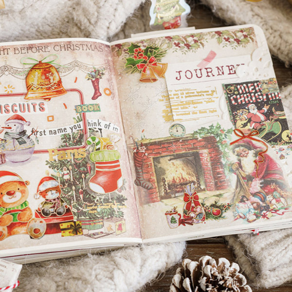 3-pakkaus Holiday Scrapbooking -tarroja, DIY-askarteluja paperitavaroille