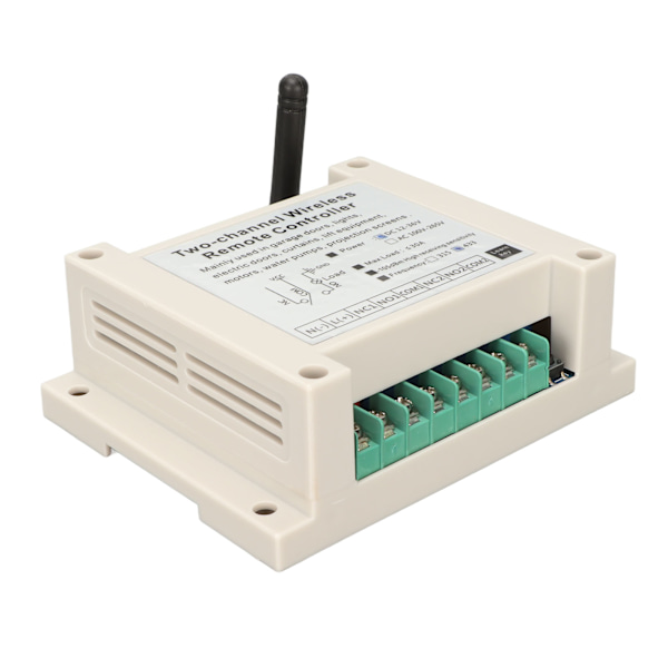Langaton kaukosäädin kytkinrele 2CH ohjain vastaanotin lähetin 433Mhz 30A DC12V‑36V