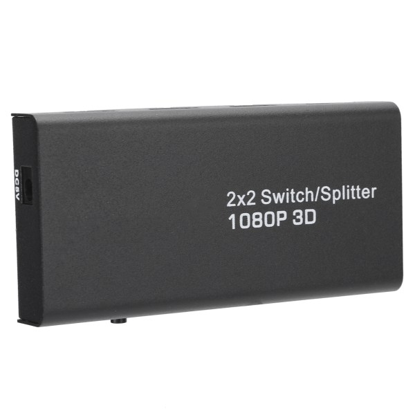 2 x 2 HDMI-fordeler understøtter 1080P computerspilmaskine til at vise billedoutput 100-240V