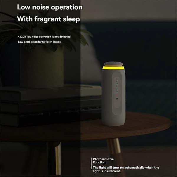 300m Väggkontakt Aromadiffuser med Sensor Nattlampa Smart Bluetooth App Doftdiffuser UK-kontakt B